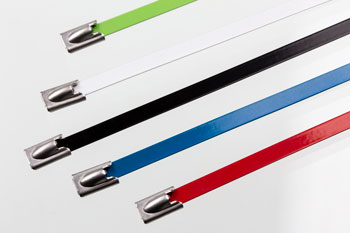 Bridas metálicas acero inoxidable recubrimiento poliéster