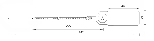 bridas de seguridad para recipientes, bolsas