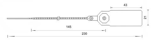 bridas de seguridad para recipientes, bolsas