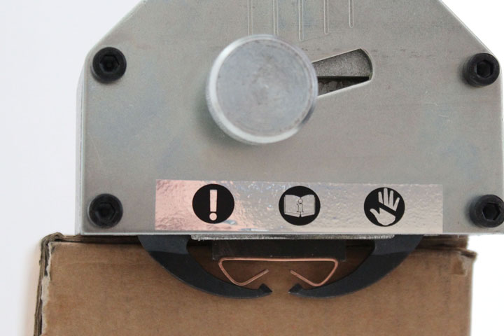 grapadora manual para cerrar cajas de cartón de embalaje profundidad de grapado regulable, profundidad máxima