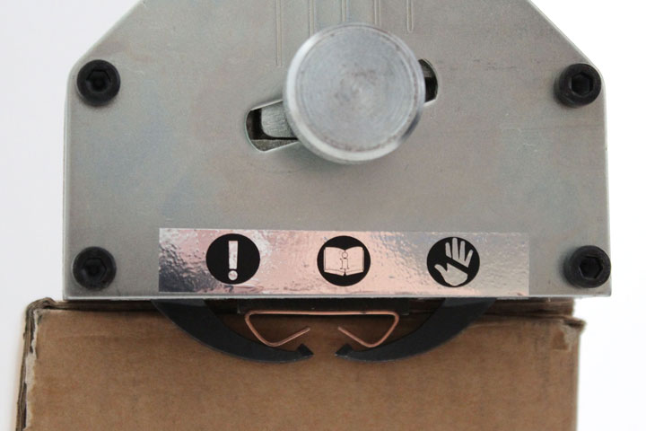 grapadora manual para cerrar cajas de cartón de embalaje profundidad de grapado regulable, profundidad media