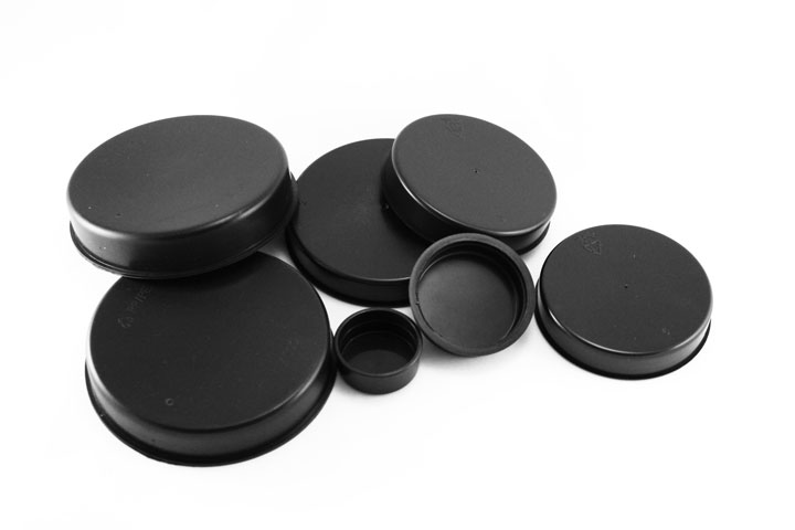 Tapones de plástico para tubos de cartón o plástico