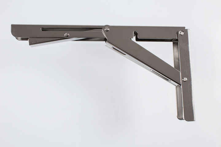 Escuadras Abatibles de Acero Inoxidable para cocinas industriales o autocaravanas