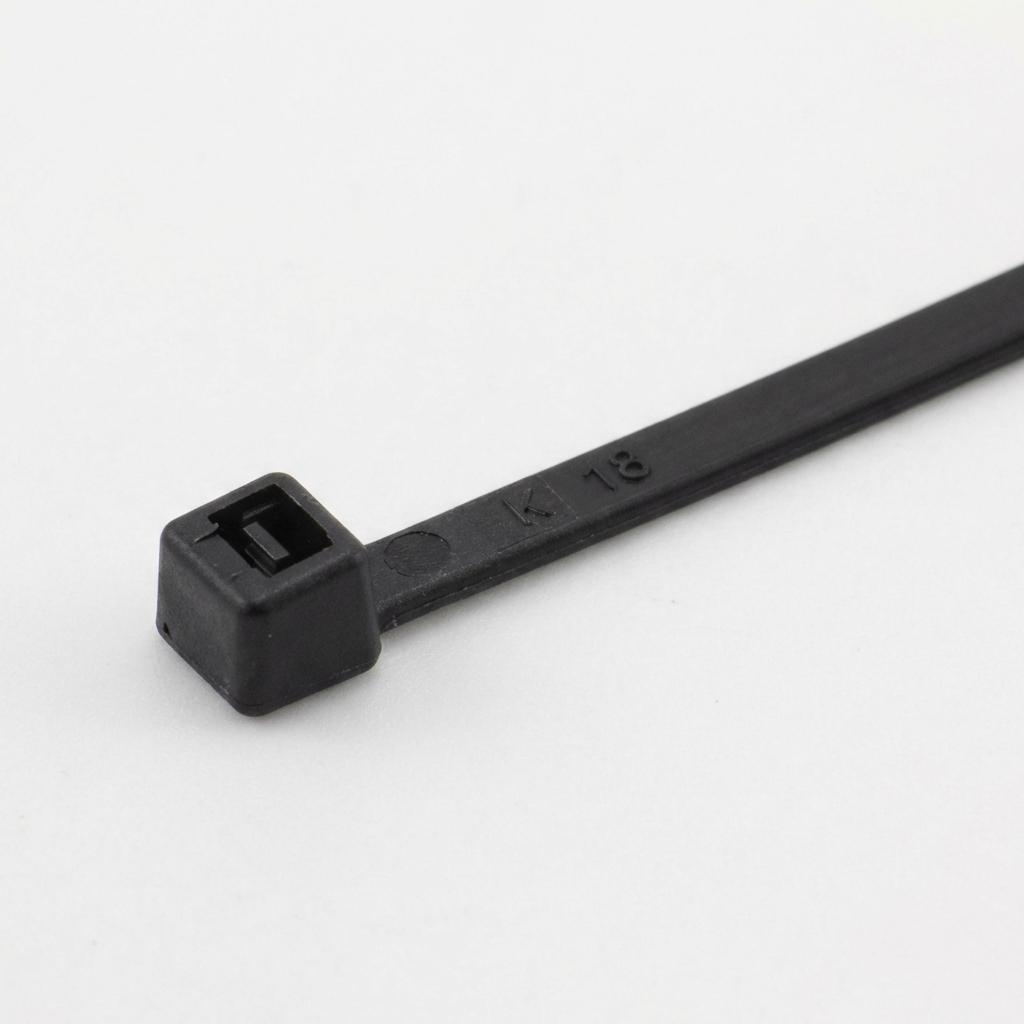 Brida de nylon poliamida 12 (pa 12) negra.