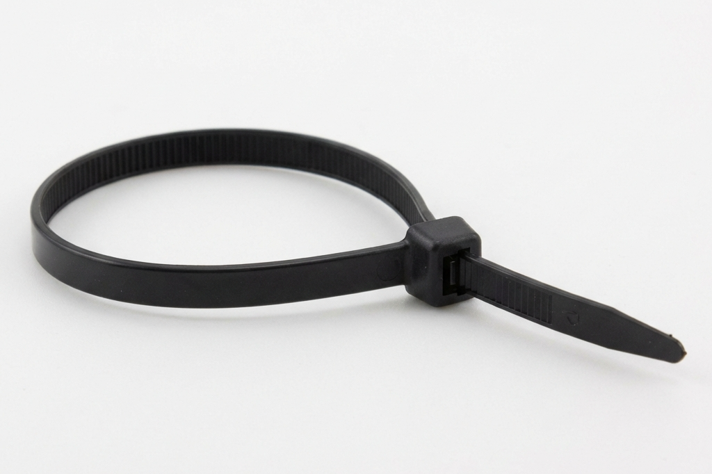 Brida negra de nylon 12 (pa12)